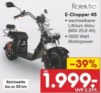 Netto Marken-Discount Rolektro E-Chopper 45 Angebot