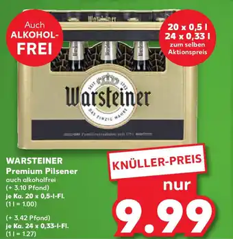 Kaufland WARSTEINER Premium Pilsener Angebot