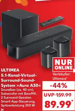 Kaufland ULTIMEA 5.1-Kanal-Virtual- Surround-Sound- System Aura A30 Angebot