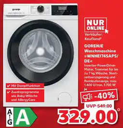 Kaufland GORENJE Waschmaschine WNHEI74SAPS/DE Angebot