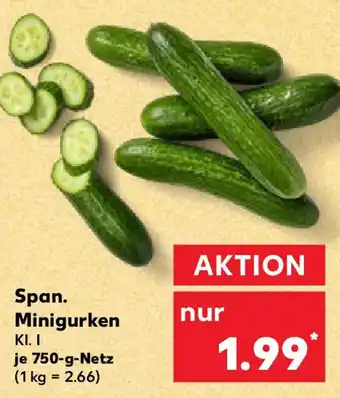 Kaufland Span. Minigurken Angebot