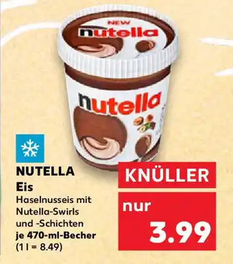 Kaufland NUTELLA Eis Angebot