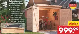 Netto Marken-Discount Karibu Fahrradgarage mit Solaranlage Angebot