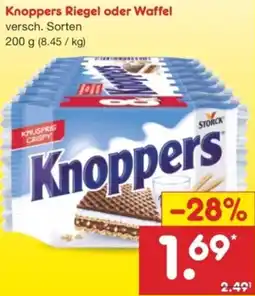 Netto Marken-Discount Knoppers Riegel oder Waffel Angebot