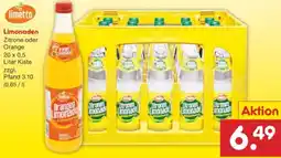Netto Marken-Discount limetto Limonaden Angebot