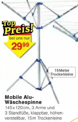 Jawoll Mobile Alu Wäschespinne Angebot