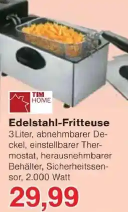 Jawoll TIM HOME Edelstahl-Fritteuse Angebot