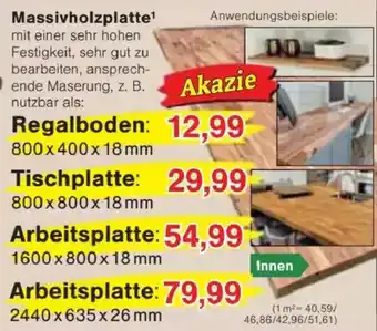 Jawoll Massivholzplatte Angebot