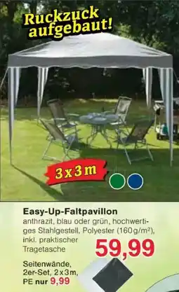 Jawoll Easy-Up-Faltpavillon Angebot