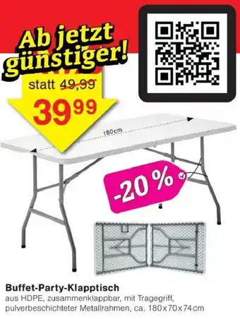 Jawoll Buffet-Party-Klapptisch Angebot