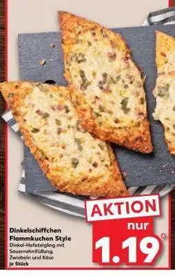 Kaufland Dinkelschiffchen Flammkuchen Style Angebot