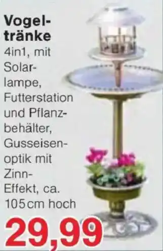 Jawoll Vogeltränke Angebot