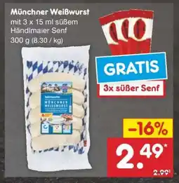 Netto Marken-Discount Münchner Weisswurst Angebot