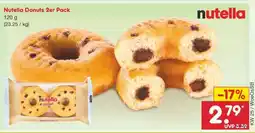 Netto Marken-Discount Nutella Donuts 2er Pack Angebot