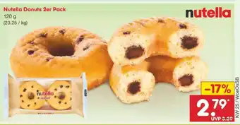 Netto Marken-Discount Nutella Donuts 2er Pack Angebot