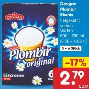 Netto Marken-Discount Dovgan Plombir Eismix Angebot