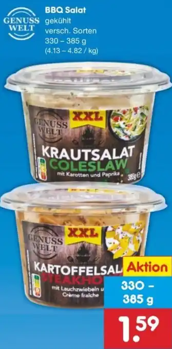 Netto Marken-Discount GENUSS WELT BBQ Salat Angebot