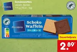 Netto Marken-Discount Biscoteria Schokowaffeln Angebot