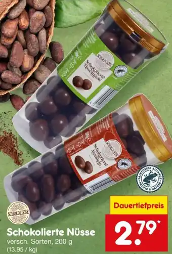 Netto Marken-Discount SCHOKOLIEBE Schokolierte Nüsse Angebot