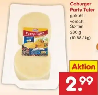 Netto Marken-Discount Coburger Party Taler Angebot