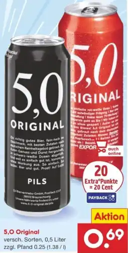 Netto Marken-Discount 5,0 Original Angebot