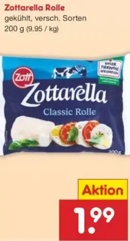 Netto Marken-Discount Zott Zottarella Rolle Angebot
