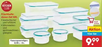Netto Marken-Discount KITCHEN CLUB Frischhaltedosen-Set XXL Angebot