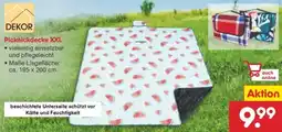 Netto Marken-Discount DEKOR Picknickdecke XXL Angebot