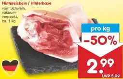 Netto Marken-Discount Hintereisbein / Hinterhaxe Angebot