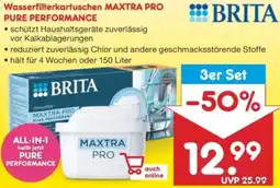 Netto Marken-Discount BRITA Wasserfilterkartuschen MAXTRA PRO PURE PERFORMANCE Angebot