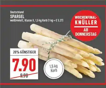 Marktkauf Spargel Weiß Violett 1,5kg Angebot