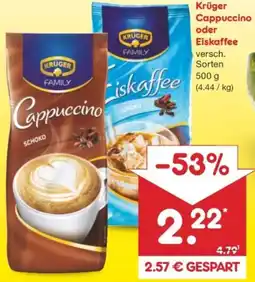 Netto Marken-Discount Krüger Cappuccino oder Eiskaffee Angebot