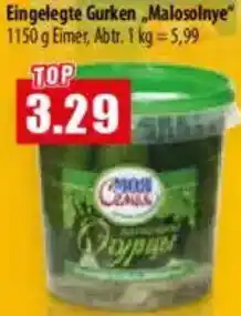 Mix Markt Eingelegte Gurken „Malosolnye" Angebot