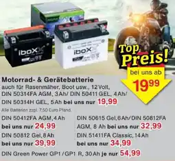 Jawoll Motorrad- & Gerätebatterie Angebot