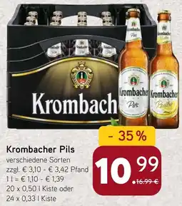 Dornseifer Krombacher Pils Angebot