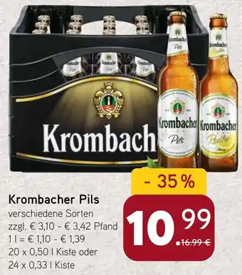 Dornseifer Krombacher Pils Angebot