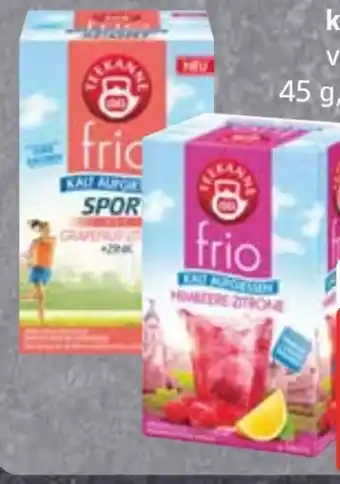 Edeka Teekanne Frio-Tee Kalt Aufgiessen Angebot
