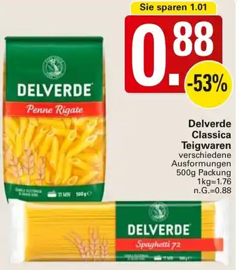 WEZ Delverde Classica Teigwaren Angebot