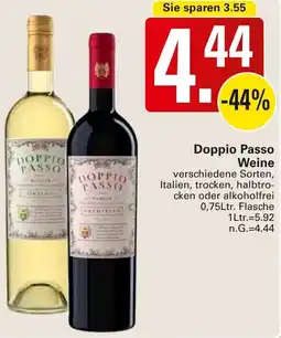 WEZ Doppio Passo Weine Angebot