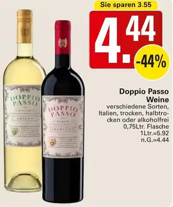 WEZ Doppio Passo Weine Angebot
