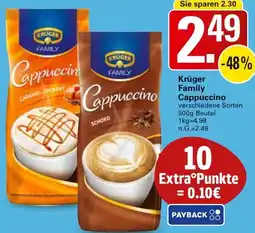 WEZ Krüger Family Cappuccino Angebot