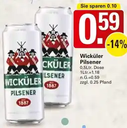 WEZ Wicküler Pilsener Angebot