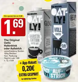 WEZ The Original Oatly Haferdrink oder Aufstrich Angebot