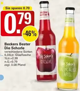 WEZ Beckers Bester Die Schorle Angebot