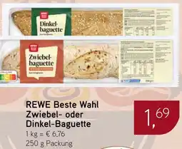 Dornseifer REWE Beste Wahl Zwiebel- oder Dinkel-Baguette Angebot