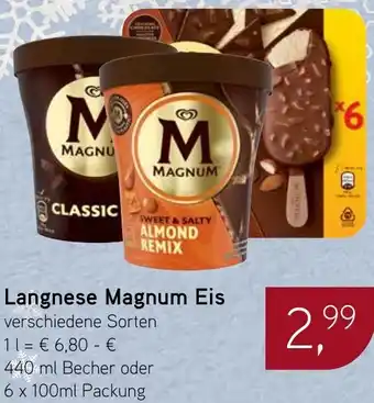 Dornseifer Langnese Magnum Eis Angebot