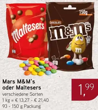Dornseifer Mars M&M's oder Maltesers Angebot