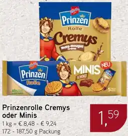 Dornseifer Prinzenrolle Cremys oder Minis Angebot