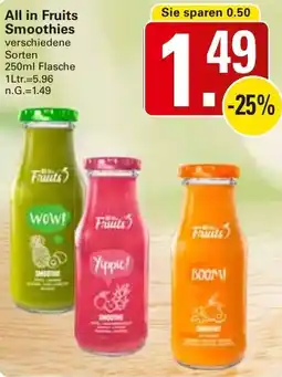 WEZ All in Fruits Smoothies Angebot