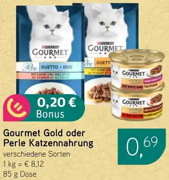 Dornseifer Gourmet Gold oder Perle Katzennahrung Angebot